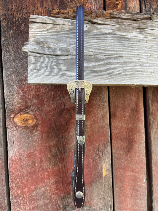 Double Buckle Sliding Ear Headstall 1