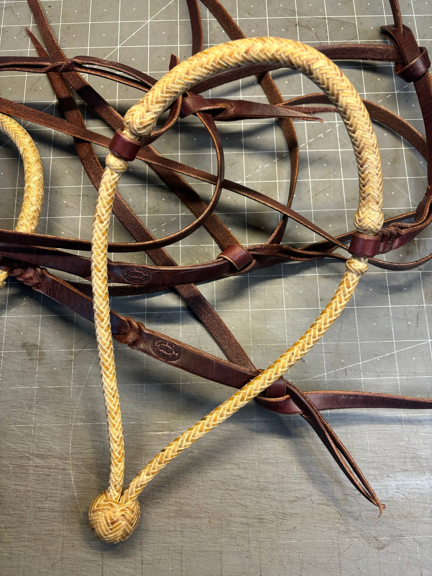 12 Strand Rawhide Underbridle