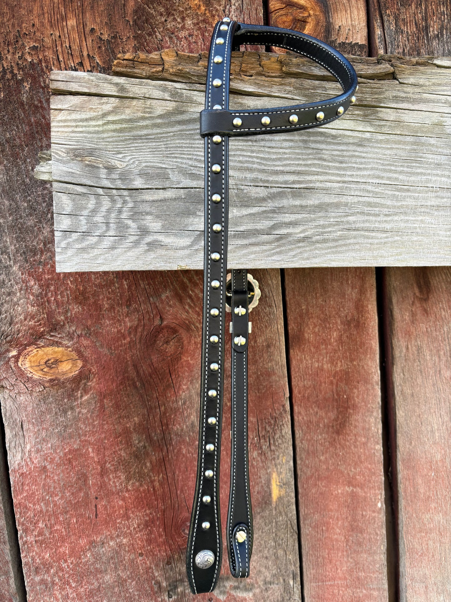 Sliding Ear Silver Headstall