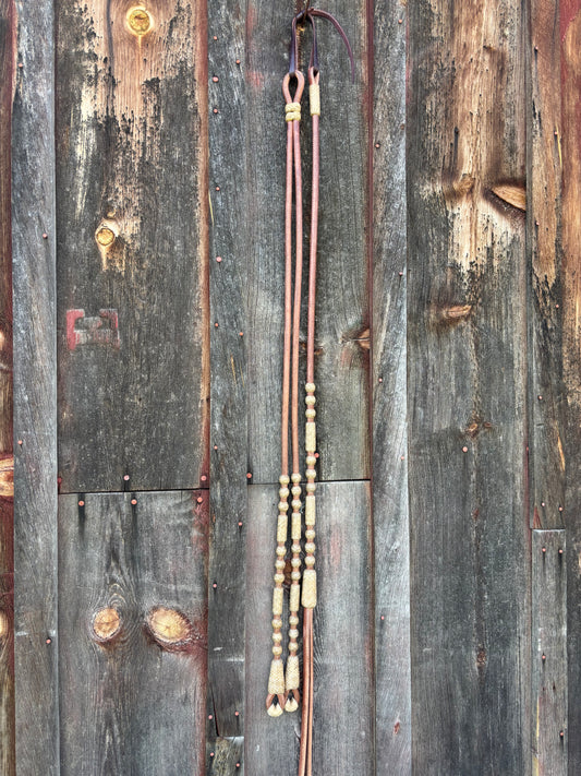 42" Harness Leather Romal Reins